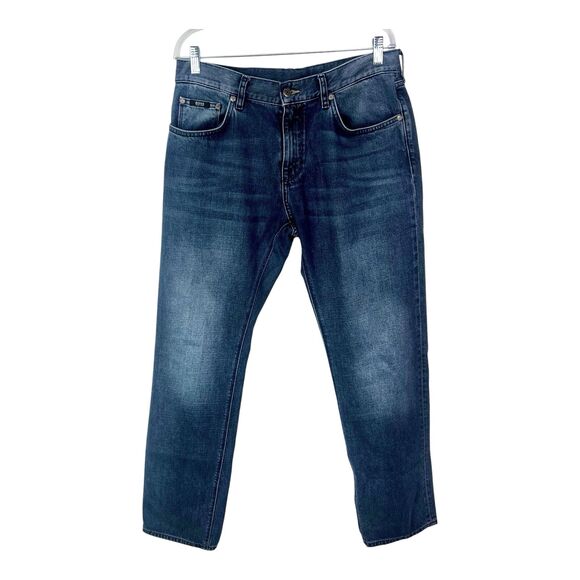 Hugo Boss Regular Fit Men's Jeans Straight Leg 36 x 32 Cotton Denim - Picture 1 of 9
